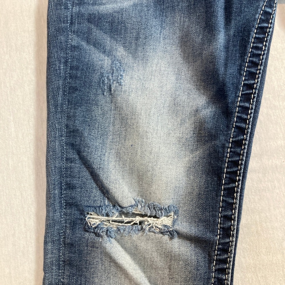 Miss Me Signature Skinny Jeans 27 Medium Wash Embellished Distressed JP7072S5 - Picture 10 of 16
